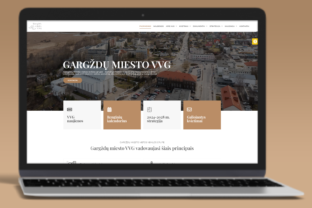 Gargždų miesto vietos veiklos grupės internetinė svetainė Gargždų miesto vietos veiklos grupės internetinė svetainė