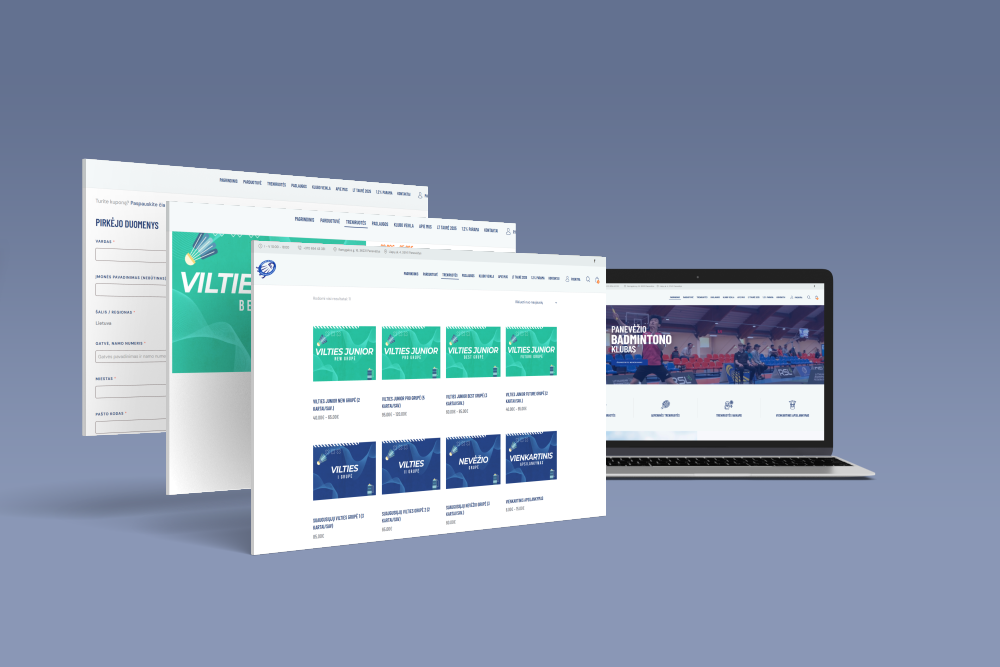 Panevėžio badmintono klubas - klientas