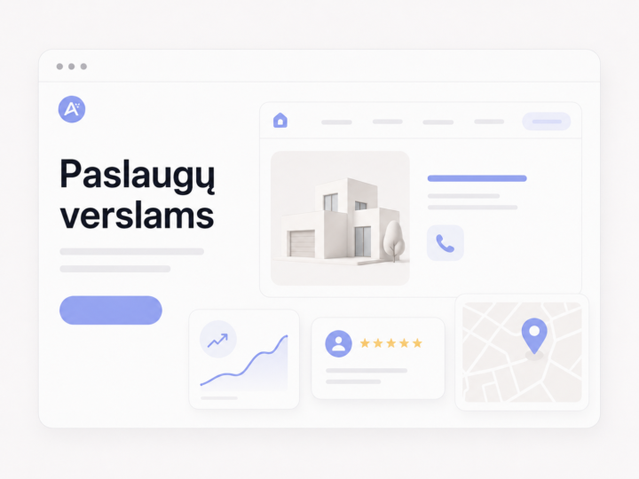 SEO paslaugos paslaugų verslams ir vietinei Google paieškai