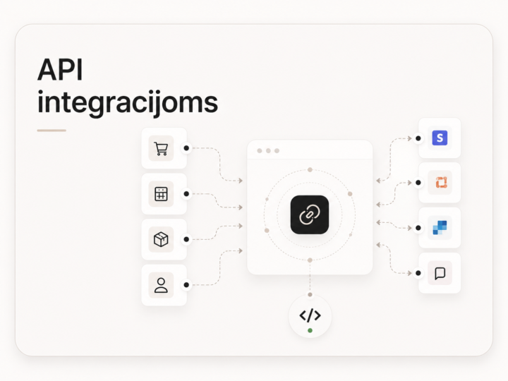 API integracijos ir verslo sistemų sujungimas