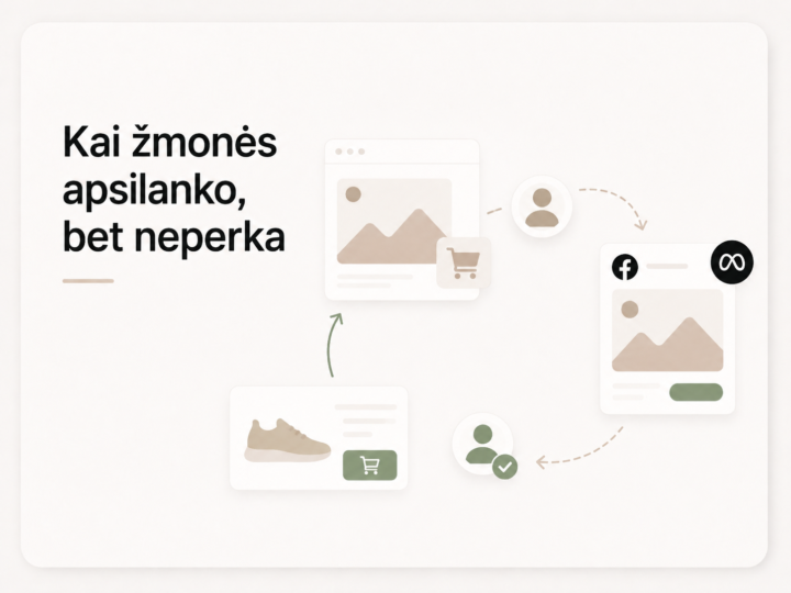 Facebook remarketingo reklamos kampanijos