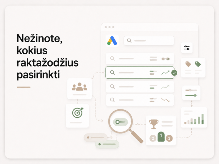 Profesionalus Google Ads reklamos administravimas