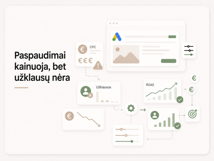 Google Ads kampanijų optimizavimas ir CPC mažinimas