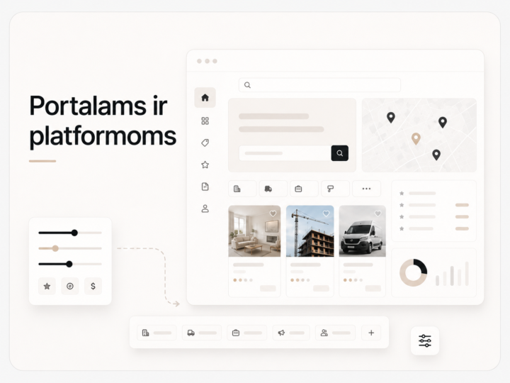 Skelbimų portalų ir individualių platformų kūrimas