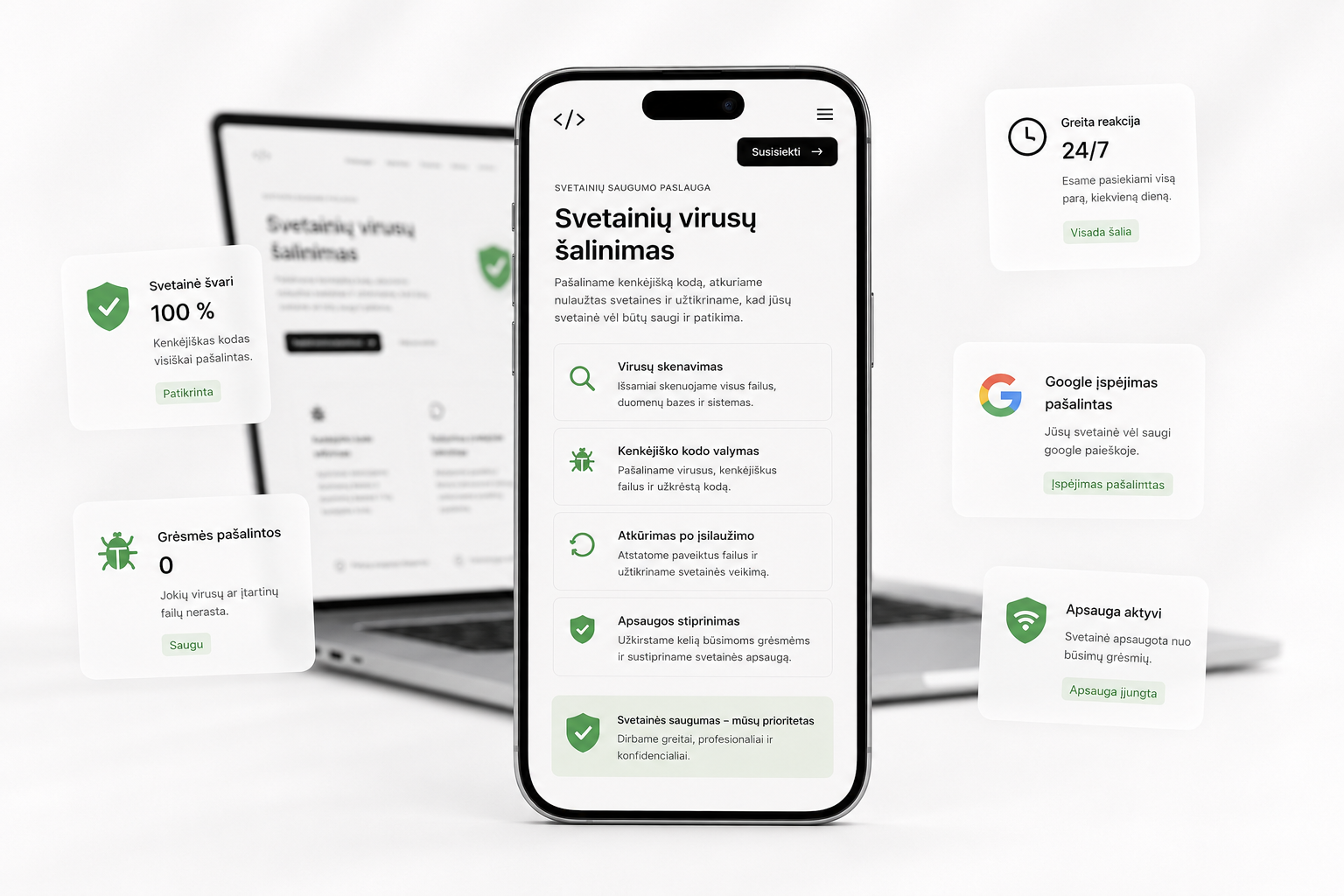 Nulaužtos WordPress svetainės atkūrimas po įsilaužimo