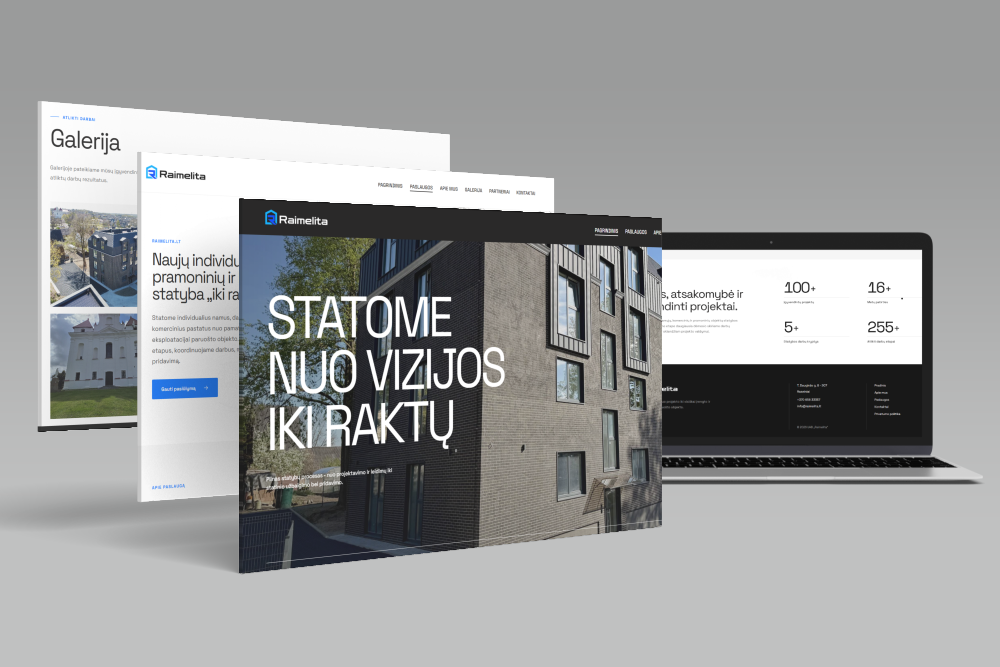 sukurta interneto svetaine uab raimelita imonei